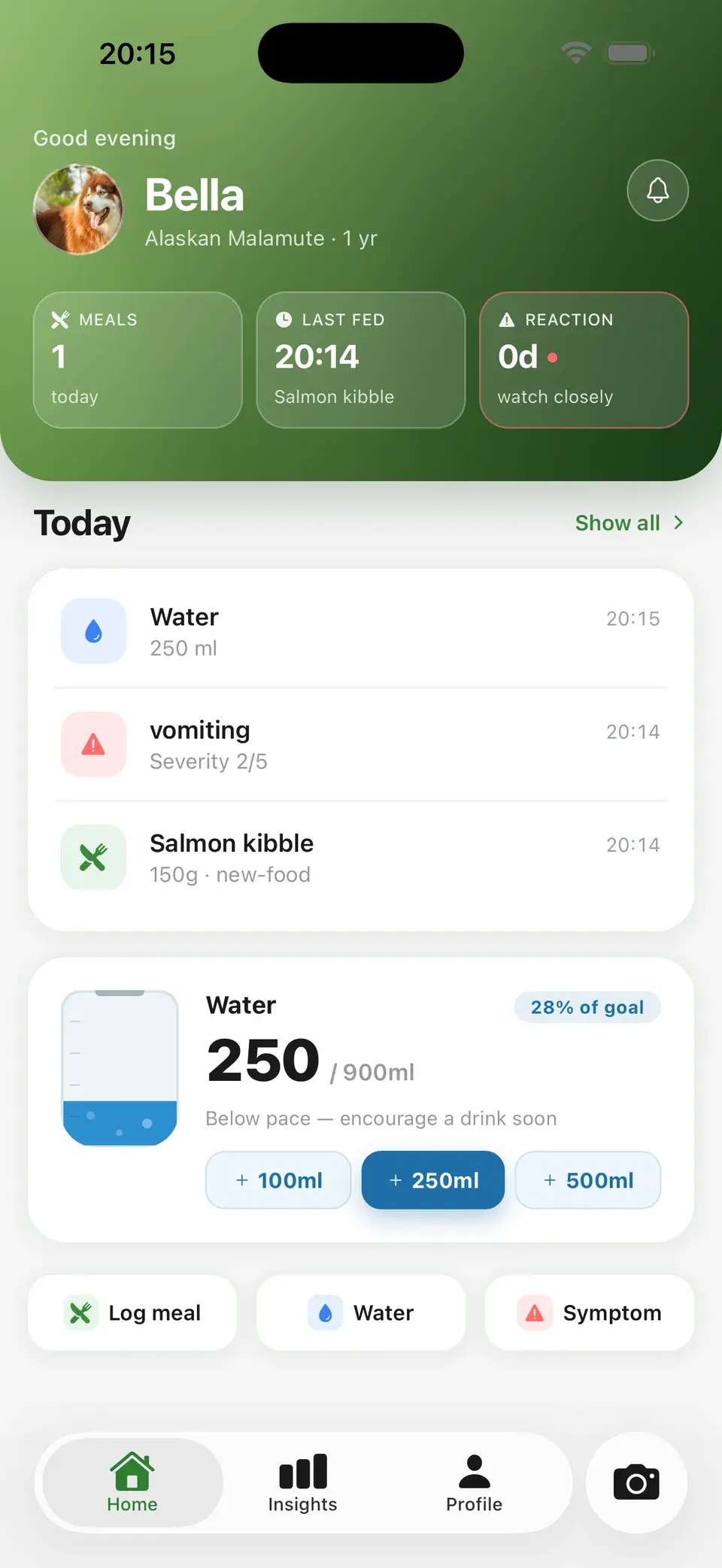 PawSolids dashboard
